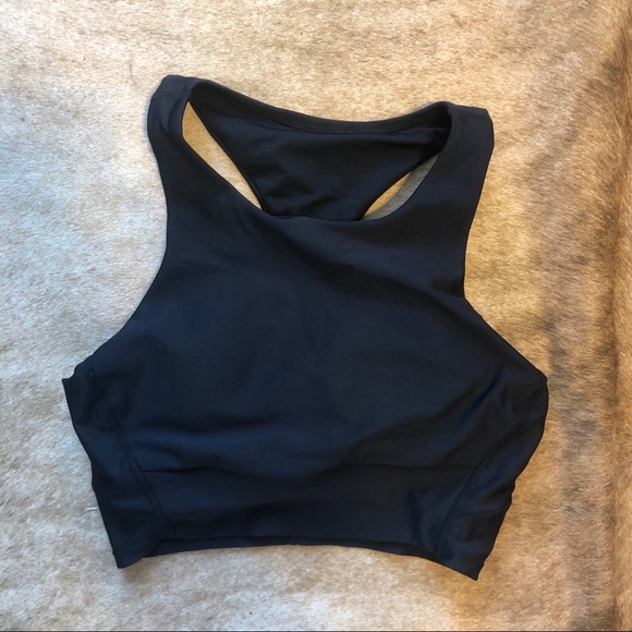 Zella black crop top / sports bra